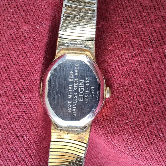 Vintage Diamond ELGIN finished in 14 K Gold - Picture 7 of 8